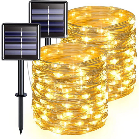 Solar Copper Wire Lights for Holiday Lighting